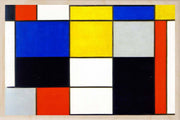 MONDRIAN - COMPOSITIION Wood Postcard